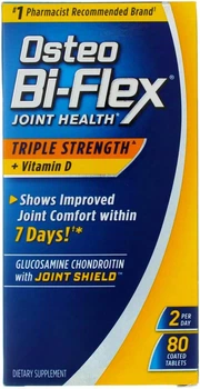 Глюкозамин-хондроитин тройной силы с витамином D премиум-класса Osteo BiFlex Triple Strength Glucosamine Chondroitin with Vitamin D 120 таблеток