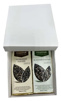 Подарунковий набір чаю Tea Star "Равлик " 2 чая 100 г. 100г MED000228