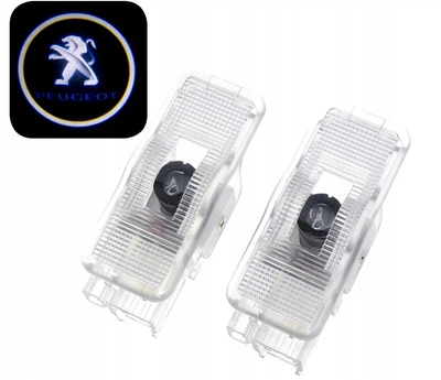 LED підсвічування дверей з логотипом Peugeot 308 3008 508 5008 607 2шт.