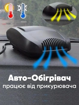 Автомобильный обогреватель для салона авто 150Вт размораживатель стекла печка тепловентилятор-кондиционер керамический нагреватель от прикуривателя 12V