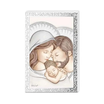 Ікона посріблена Свята Родина (11,5 x 17,5 см) Valentі 81551 4L