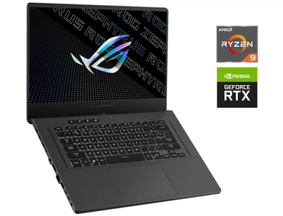Игровой ноутбук Asus ROG Zephyrus GA503RM / 15.6" (2560x1440) IPS / AMD Ryzen 9 6900HS (8 (16) ядер по 3.3 - 4.9 GHz) / 16 GB DDR5 / 512 GB SSD NVMe / nVidia GeForce RTX 3060, 6 GB GDDR6, 192-bit / WebCam б/у
