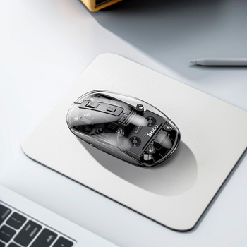 Беспроводная мышь Hoco GM29 Mysterious (Bluetooth, 2.4G, 800/1200/1600dpi, для ПК, ноутбука, планшета) - Черный