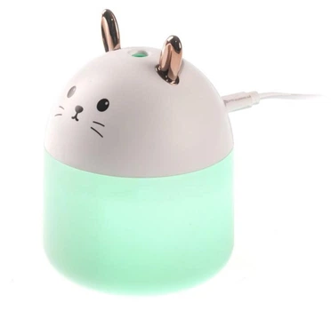 Настольный увлажнитель воздуха - ночник с подсветкой Зайчик Humidifier Meng Chong USB