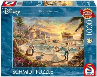 Пазл Schmidt Thomas Kinkade Disney The Little Mermaid Ariel Celebration of Love Русалочка Праздник любви 1000 шт. (58036)