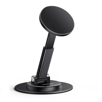 Магнитная подставка UGREEN LP862 для телефона Magsafe для iPhone 15 14 13 Pro Max Xiaomi Samsung Huawei Вращение на 360° Держатель для телефона алюминиевый Black (55998)