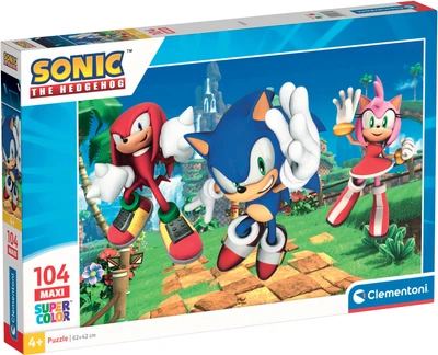 Пазл Clementoni Sonic серия MAXI 104 элемента (8005125257645)