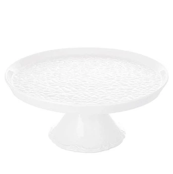 Тортовница фарфоровая на ножке Flora D-31 см. 33347