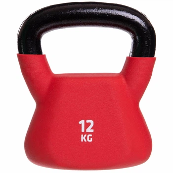 Гиря тренировочная цельная с PVC покрытием UFC (UHA-69696) 12кг Красный
