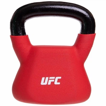 Гиря цельная тренировочная UFC 12 кг стальная с PVC покрытием