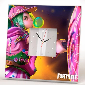 Годинник «Гра Fortnite. Персонажі Фортнайт» декор будинку, дитячої, спальні, сувенір фанату відеоігор