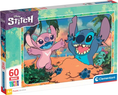 Пазл Clementoni Disney Stitch серия MAXI 60 элементов (8005125265961)