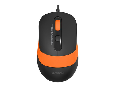 Комп'ютерна миша A4tech Fstyler FM10S 1600dpi, USB, безшумна Orange