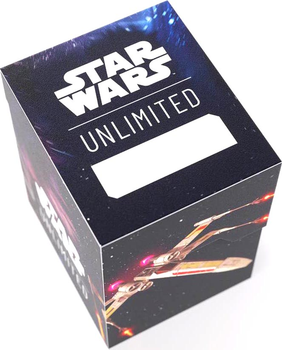 Pudełko na karty Gamegenic Star Wars Unlimited Soft Crate X-Wing/TIE Fighter (4251715413913)