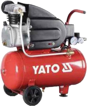Компрессор воздушный YATO 230 В 1.5 кВт до 8 Bar 150 л/мин ресивер 24 л (YT-23230)