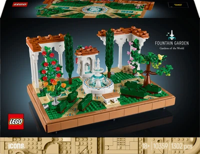 Конструктор LEGO Icons Сад фонтанов 1302 детали (10359)