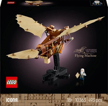 Конструктор LEGO Icons Летательный аппарат Леонардо да Винчи 493 детали (10363)