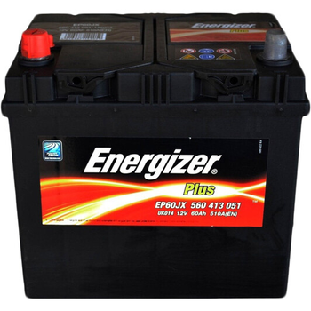 Акумулятор 60Ah-12v Energizer Plus (232х173х225), L,EN510 Азія Energizer (560413051)