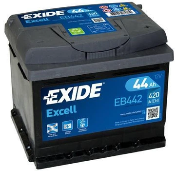 Стартерная батарея (аккумулятор) EXIDE EB442 Exide (EB442)