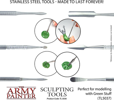 Zestaw narzędzi modelarskich The Army Painter Sculpting Tools 3 szt (5713799503601)