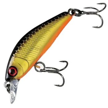 Воблер Jackall Chubby Minnow 35SP 35mm 2.3g HL Gold & Black