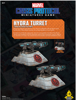 Zestaw akcesoriów Atomic Mass Games Marvel Crisis Protocol Hydra Turret Terrain Pack (841333120245)