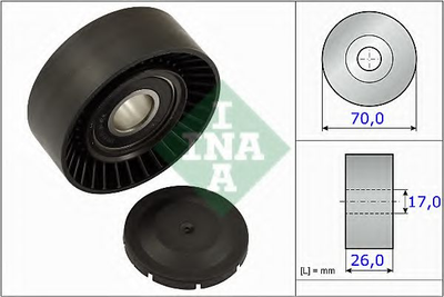 Шків натяжний INA 531 0891 10 Ina (531089110)