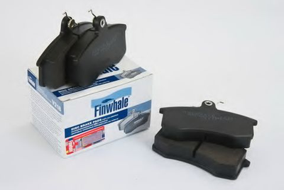 Колодка гальм. ВАЗ 2108-21099, ІЖ 2126,2717 перед. (компл. 4шт.) (вир-во FINWHALE) FINWHALE (V218)