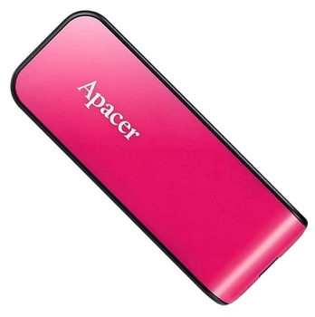 Флеш пам'ять USB Apacer AH334 64GB USB 2.0 Pink (AP64GAH334P-1)