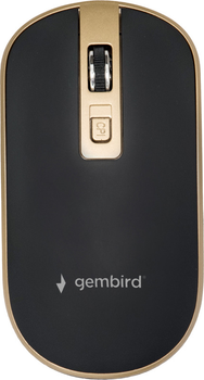 Миша Gembird MUSW-4B-06-BG Black/Gold