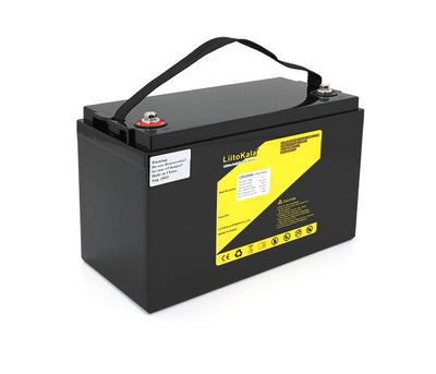 Литий-железо-фосфатный аккумулятор LiitoKala LiFePO4 12V 100AH,(330x173x220), 10,3kg до 5000 циклов