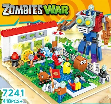 Детский конструктор Plants vs Zombie 7421 Растения против зомби 418 деталей (7032)