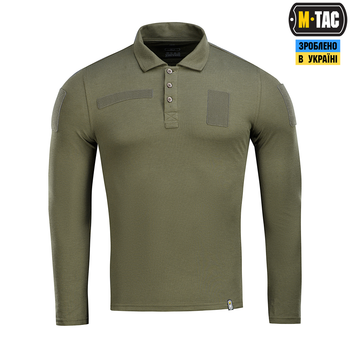 Поло тактичне довгий рукав M-Tac Army Olive (XL) 65/35 80021062-XL