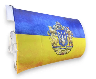 Флаг 1400*900 "Великий Герб Украины" односторонний (Полиэстер)