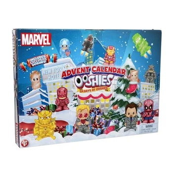 Набір ігрових фігурок OOSHIES – АДВЕНТ-КАЛЕНДАР МАРВЕЛ (24 фігурки)