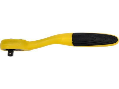 Тріскачка VOREL 53577 до торцевих голівок, квадрат 1/2", L= 250 мм, 72 зуби