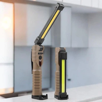 Многофункциональный кемпинговый фонарь BauTech COB PL 380 с магнитом функцией Powerbank различными режимами освещения
