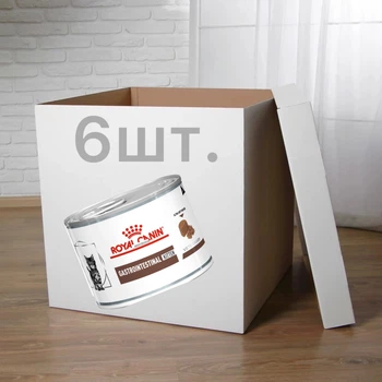 ПАК.Влажный корм для котят Royal Canin Gastrointestinal Kitten банка 6ШТ по 195 г