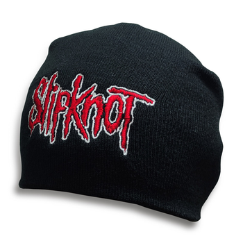 Шапка з вишивкою Slipknot, чорна