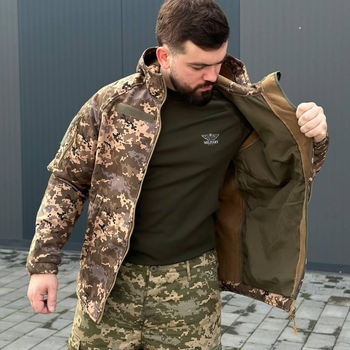 Тактична куртка KTZ 5.0 Softshell піксель розмір 2XL