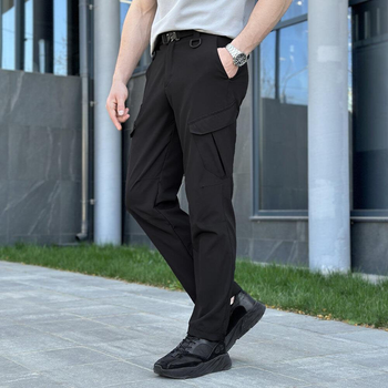 Штани карго Pobedov Tactical Soft чорні розмір 2XL