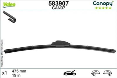 Бескаркасная щетка стеклоочистителя Valeo 475 мм (583907)