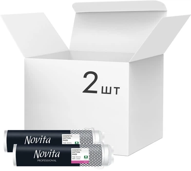 Упаковка ватных дисков Novita Professional 120 шт х 2 пачки (4744246016024_2)