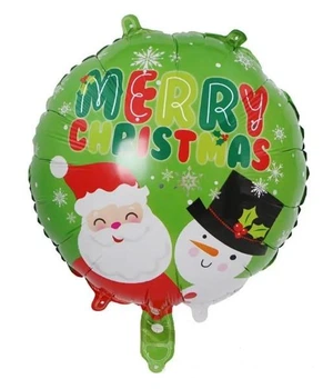 Шар фольгированный круглый Merry Christmas 3357-0016