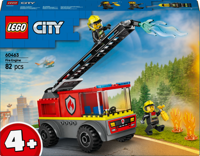 Конструктор LEGO City Пожарная машина с лестницей 82 детали (60463)