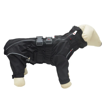 Комбінезон-дощовик для такс, коргі Derby Dog Suit Black D-S
