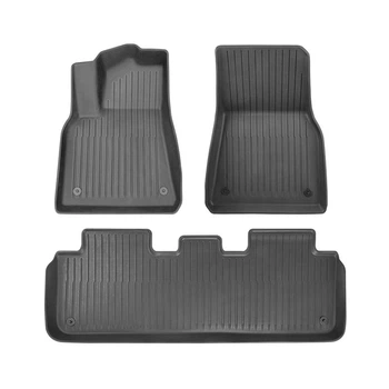 Комплект ковриков Baseus T-Space Series 3-Piece Floor Mat for Tesla Model Y черные