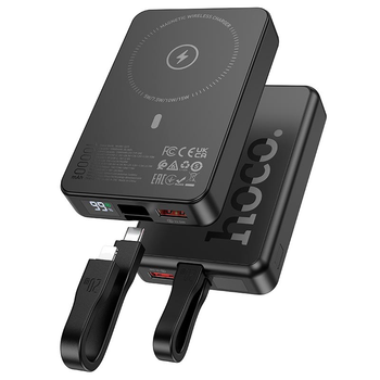 УМБ HOCO Elegant fully compatible power bank Q24 10000mah |USB/Type-C/Lightning, PD/QC, 22,5W/5A| чорний