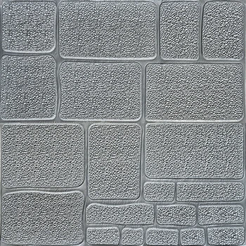 Декоративная 3Д панель стеновая Серый Гранит Камень (самоклеющиеся 3d панели для стен) текстура 700x700x6 мм (153) SW-00000187