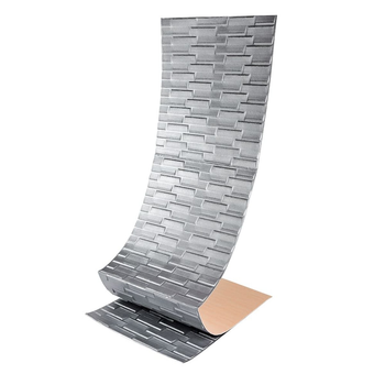 Самоклеющаяся 3D панель Sticker Wall кладка серебро 19600х700х5мм SW-00001365